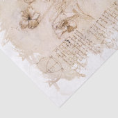 Papier Mousseline Inspiré par Léonard de Vinci (Détail)
