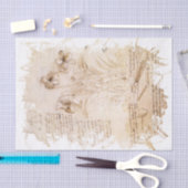 Papier Mousseline Inspiré par Léonard de Vinci (Artisanat)