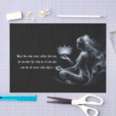 Papier Mousseline Instructeur de Yoga Méditation Lotus Pose Lumineus (Artisanat)