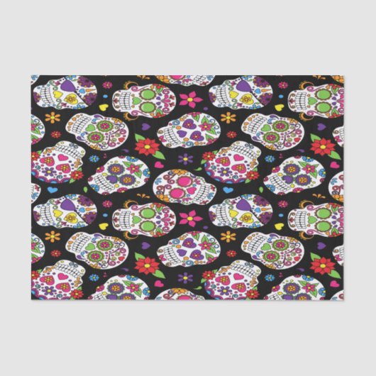 Papier Mousseline Intimidation effrayante et terrifiante de crâne de (Recto)