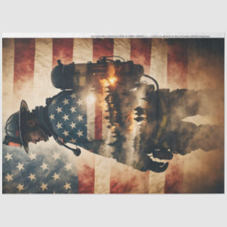 Papier Mousseline Into the Fire Tissue by Decoupage Central