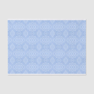 PAPIER MOUSSELINE INTRIQUER LES MOTIFS BLEUS PASTEL
