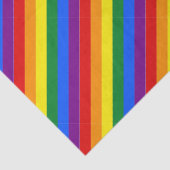 Papier Mousseline Invitation à l'arc-en-ciel Fierté personnalisée (Détail)