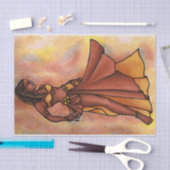 Papier Mousseline Invitation de la déesse danseuse du ventre (Artisanat)