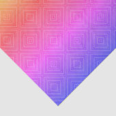 Papier Mousseline Ipanema Arc-en-ciel Hypnotique Diamant Moderne Pop (Détail)