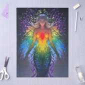 Papier Mousseline « Iridesca » - Gardienne des Couleurs (Artisanat)