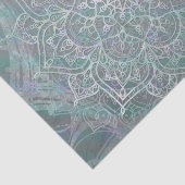 Papier Mousseline Iridescent Shtoujours Mandala Boho Chic (Détail)