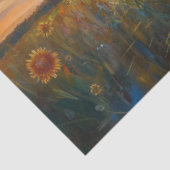Papier Mousseline Iridescente Dragonfly Russe Sunflower Decoupage (Détail)