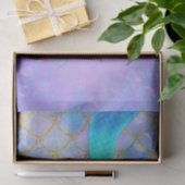 Papier Mousseline Iridescente Pearl Shimmer Mermaid fête d'anniversa (Cadeau)