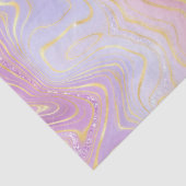 Papier Mousseline Iridescente Rainbow Gradient et Gold Foil Strata (Détail)