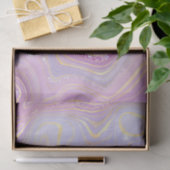 Papier Mousseline Iridescente Rainbow Gradient et Gold Foil Strata (Cadeau)