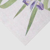 Papier Mousseline Iris Foliosa par William Dykes (Détail)