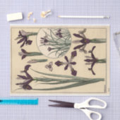 Papier Mousseline Iris, la série Botany d'Eugene Grasset (Artisanat)