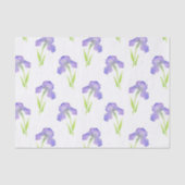 Papier Mousseline Iris Motif (Recto)