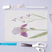 Papier Mousseline Iris Trojana par William Dykes (Artisanat)