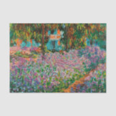 Papier Mousseline Irises Monet Garden Fleurs Giverny (Recto)