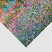 Papier Mousseline Irises Monet Garden Fleurs Giverny (Détail)