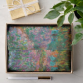 Papier Mousseline Irises Monet Garden Fleurs Giverny (Cadeau)