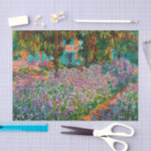 Papier Mousseline Irises Monet Garden Fleurs Giverny (Artisanat)