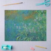 Papier Mousseline Irises par Claude Monet (Artisanat)