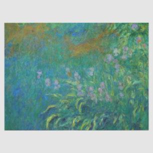 Papier Mousseline Irises par Claude Monet