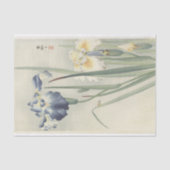 Papier Mousseline Irises par Ohara Koson (Recto)
