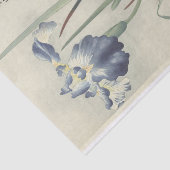 Papier Mousseline Irises par Ohara Koson (Détail)