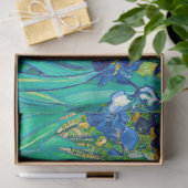 Papier Mousseline Irises, Vincent van Gogh (Cadeau)