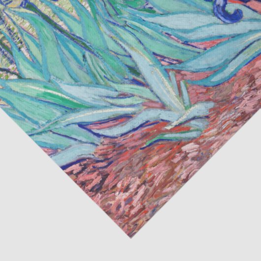 Papier Mousseline Irises Vincent van Gogh (Détail)