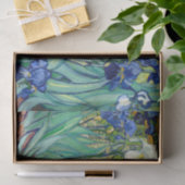 Papier Mousseline Irises Vincent van Gogh Fleurs Peinture Art (Cadeau)