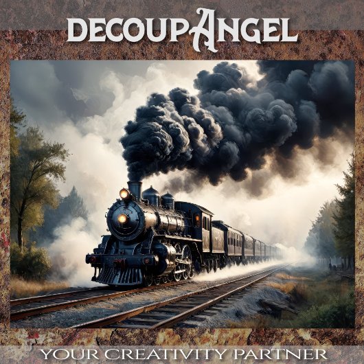 Papier Mousseline Iron Horse Majesty - Découpage _