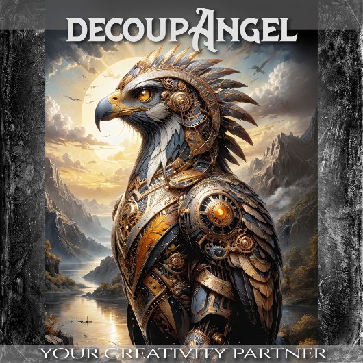 Papier Mousseline Iron Sky Sentinel - Découpage -