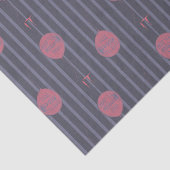 Papier Mousseline IT - Vous flotterez trop Motif à rayures (Détail)