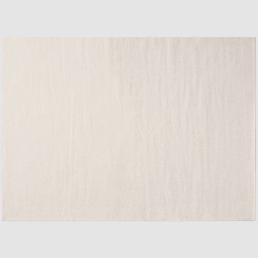 Papier Mousseline Ivoire beige crème solide (Recto)