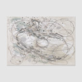 Papier Mousseline Ivory Gray Sand Abstract Decoupage Tissue Paper (Recto)