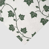 Papier Mousseline Ivy Vine Seamless Pattern Classic Green (Détail)