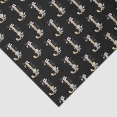 Papier Mousseline J Monogram Floral Tissu Papier (Détail)