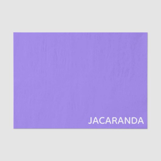 Papier Mousseline Jacaranda purple color (Recto)