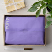 Papier Mousseline Jacaranda purple color (Cadeau)