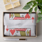 Papier Mousseline Jack des coeurs (Cadeau)