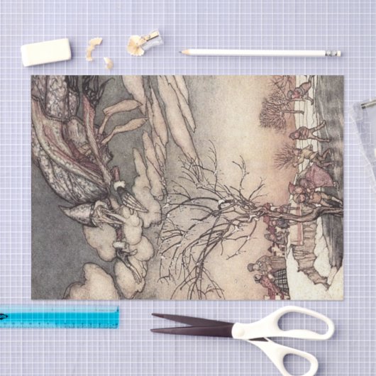 Papier Mousseline "Jack Frost" par Arthur Rackham (Artisanat)