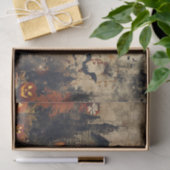 Papier Mousseline Jack-o'-lantern Éffrayant Mansion Halloween Découp (Cadeau)