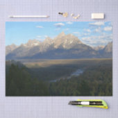 Papier Mousseline Jackson Hole Mountains (Grand Teton National Park) (Artisanat)