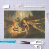 Papier Mousseline Jacob and the Angel de Gustave Moreau (Artisanat)