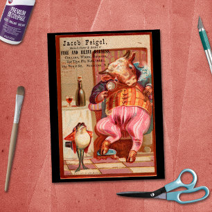 Papier Mousseline Jacob Feigel Harnais et artisanat Vintage