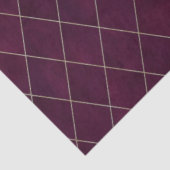 Papier Mousseline Jacquard classique Maroon Velvet Motif Luxe (Détail)