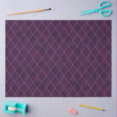 Papier Mousseline Jacquard classique violet foncé Motif de luxe (Artisanat)