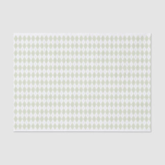 Papier Mousseline Jacquard en Teal et crème, 10" x 15" papier de
