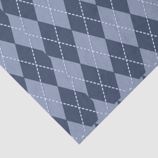 Papier Mousseline Jacquard gris bleu (Détail)