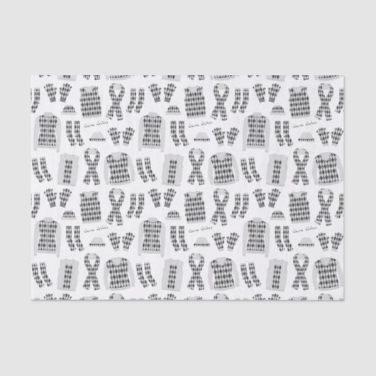 Papier Mousseline Jacquard gris Motifs Articles Tissu Papier (Recto)